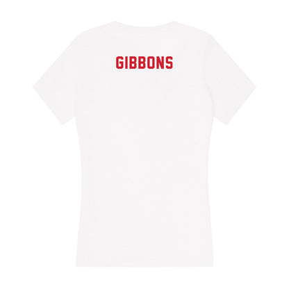 NC State - NCAA Men's Track & Field : Patrick Gibbons - Women's V-Neck T-Shirt-1