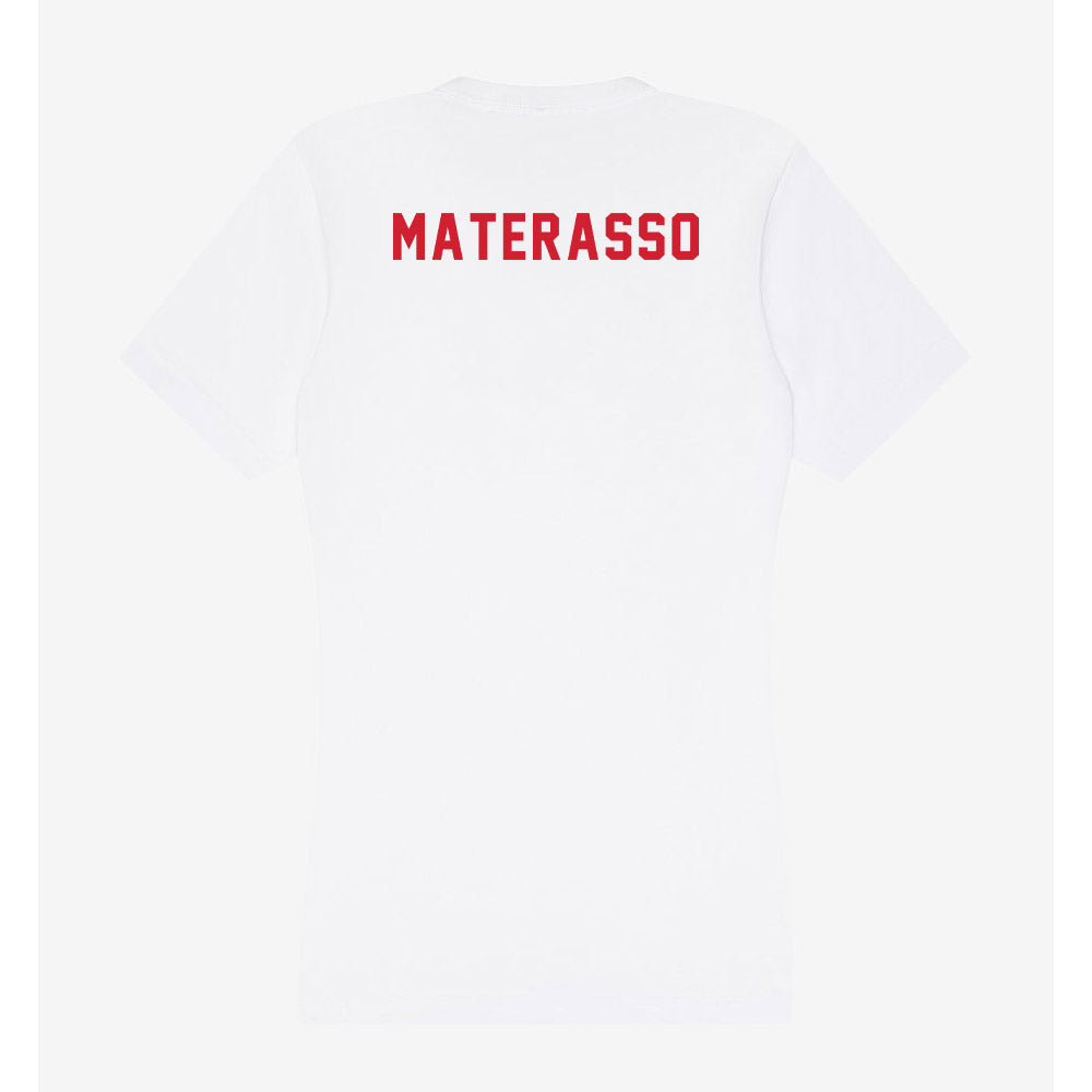 NC State - NCAA Cheerleading : Isabella Materasso - Women's V-Neck T-Shirt-1