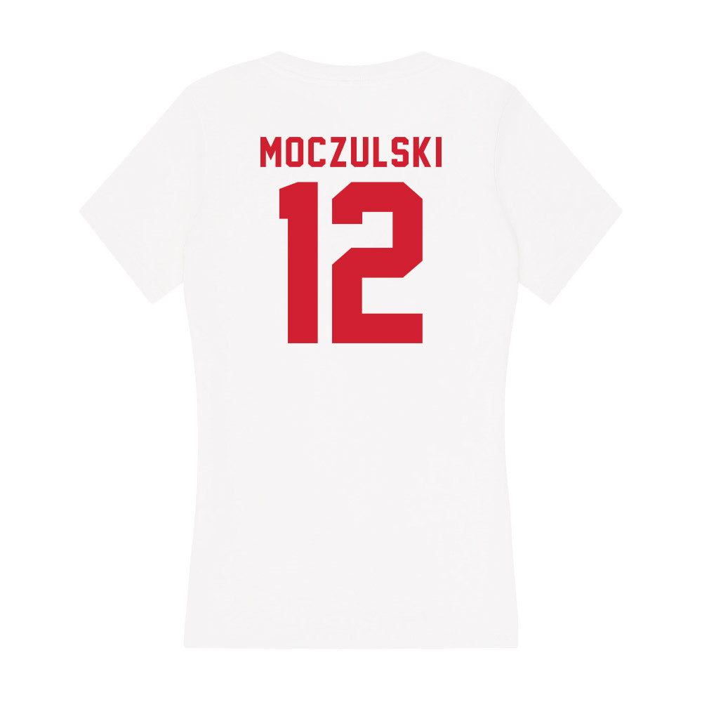 NC State - NCAA Men's Soccer : Tyler Moczulski - Women's V-Neck T-Shirt-1