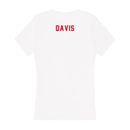 NC State - NCAA Cheerleading : Reagan Davis - Women's V-Neck T-Shirt-1