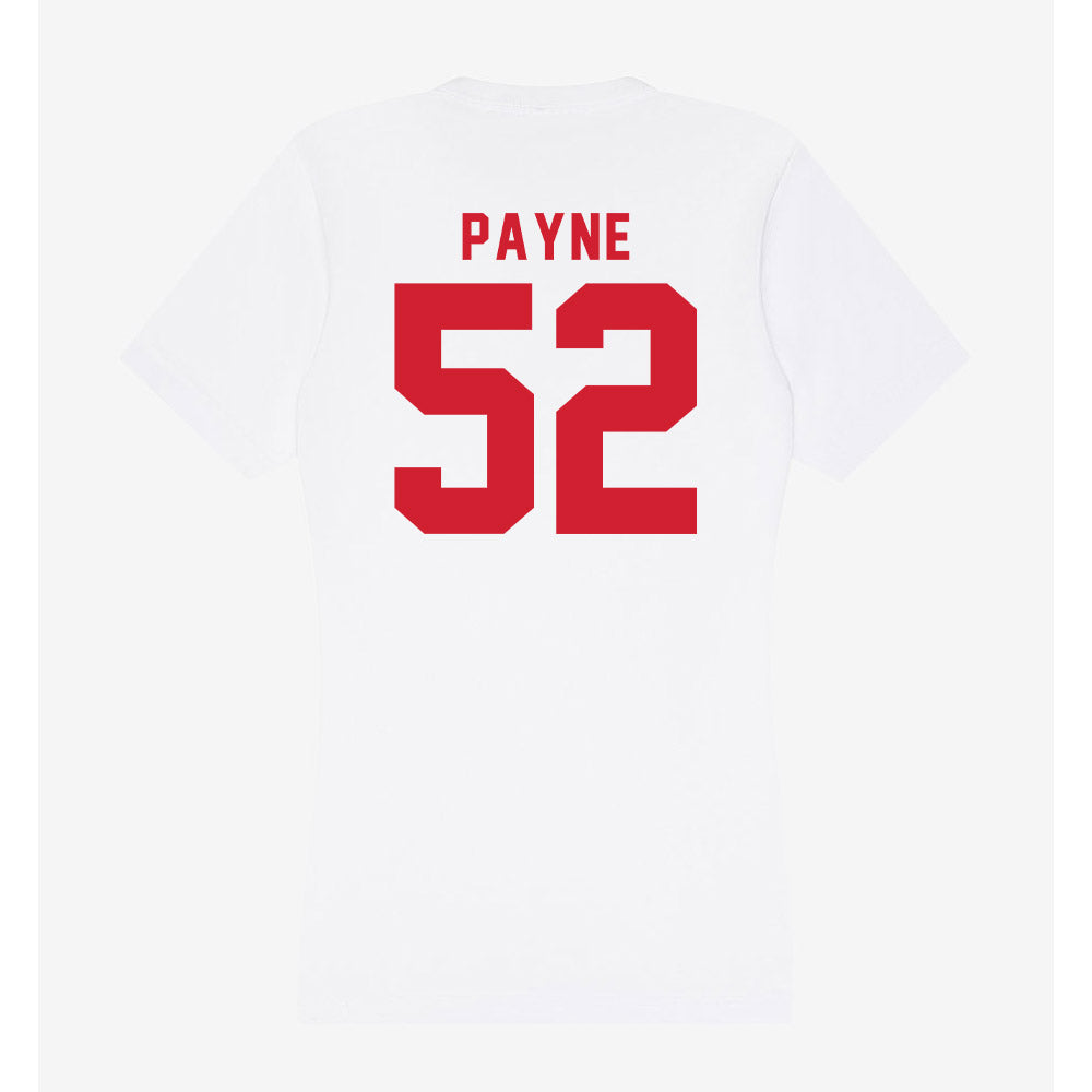NC State - NCAA Football : Kage Payne - Women's V-Neck T-Shirt-1