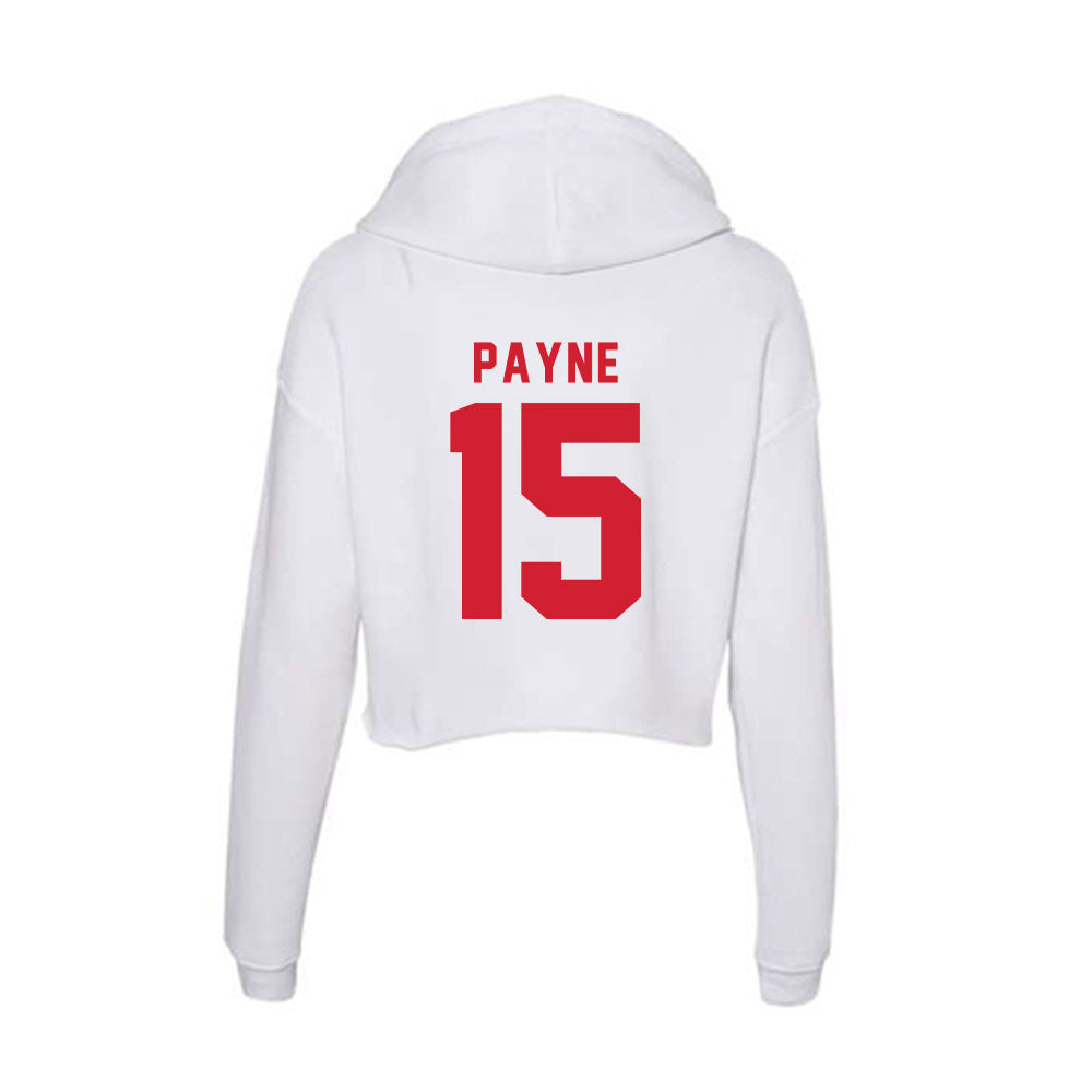 NC State - NCAA Men's Soccer : Aidan Payne - Women's Crop Fleece Hoodie-1