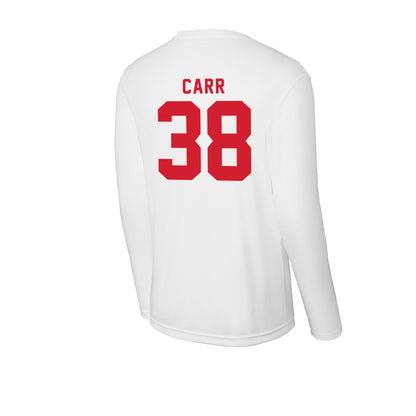 NC State - NCAA Baseball : Landon Carr - Activewear Long Sleeve T-Shirt-1