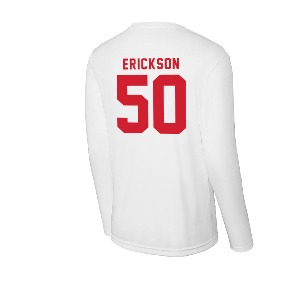 NC State - NCAA Football : Val Erickson - Activewear Long Sleeve T-Shirt-1