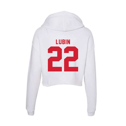 NC State - NCAA Men's Basketball : Ven-Allen Lubin - Women's Crop Fleece Hoodie-1