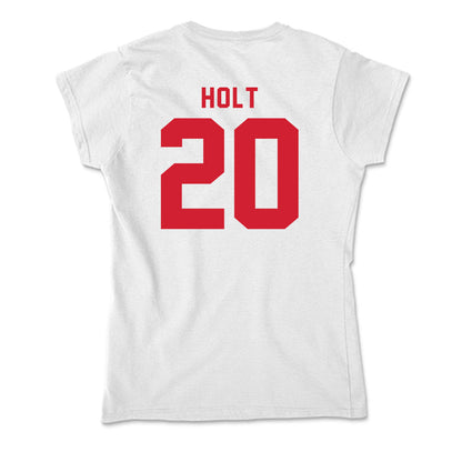 NC State - NCAA Women's Soccer : Brooklyn Holt - Soft Style Women’s T-Shirt-1