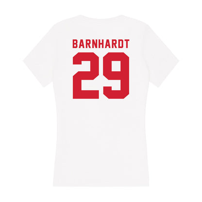 NC State - NCAA Football : Brody Barnhardt - Women's V-Neck T-Shirt-1
