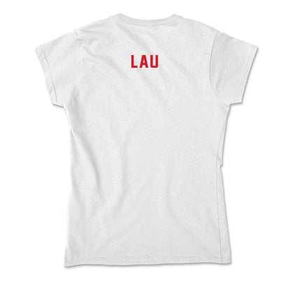 NC State - NCAA Men's Track & Field : Nathan Lau - Soft Style Women’s T-Shirt-1