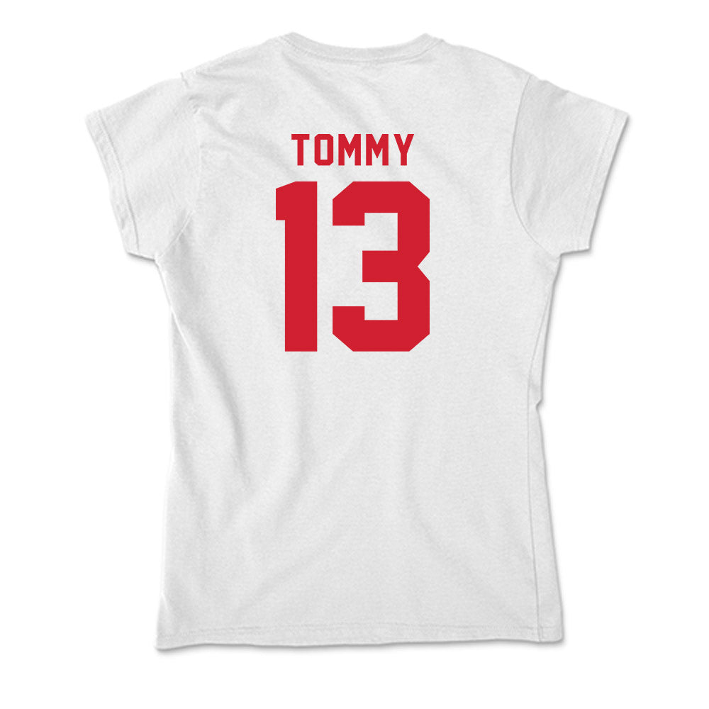 NC State - NCAA Men's Soccer : Calem Tommy - Soft Style Women’s T-Shirt-1