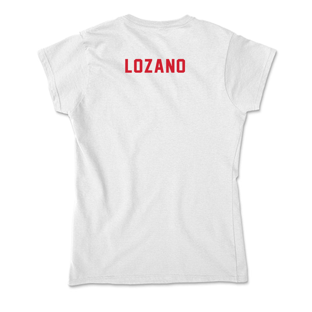 NC State - NCAA Cheerleading : Marcus Lozano - Soft Style Women’s T-Shirt-1