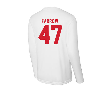NC State - NCAA Football : Adrian Farrow - Activewear Long Sleeve T-Shirt-1