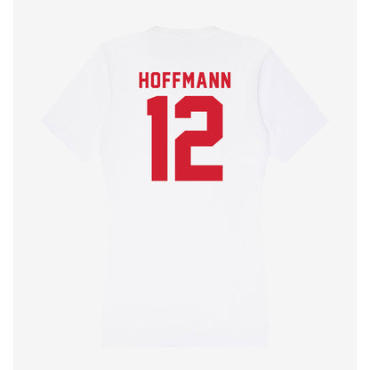 NC State - NCAA Football : teddy hoffmann - Women's V-Neck T-Shirt-1