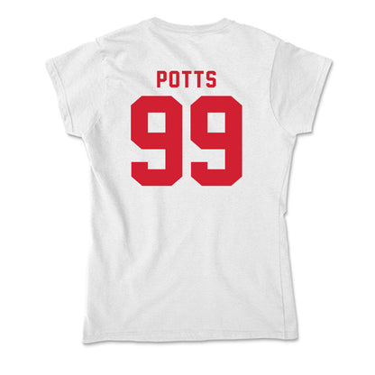 NC State - NCAA Baseball : Tristan Potts - Soft Style Women’s T-Shirt-1