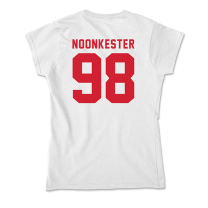 NC State - NCAA Football : Caden Noonkester - Soft Style Women’s T-Shirt-1
