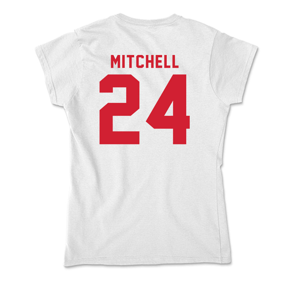 NC State - NCAA Baseball : Devin Mitchell - Soft Style Women’s T-Shirt-1