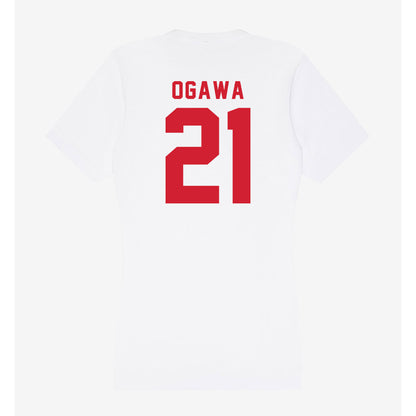 NC State - NCAA Men's Soccer : Max Ogawa - Women's V-Neck T-Shirt-1