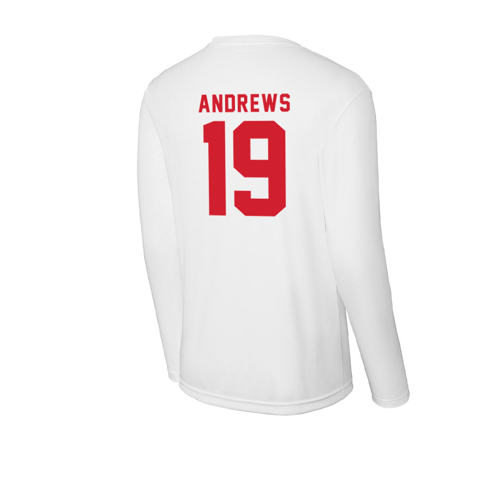 NC State - NCAA Baseball : Heath Andrews - Activewear Long Sleeve T-Shirt