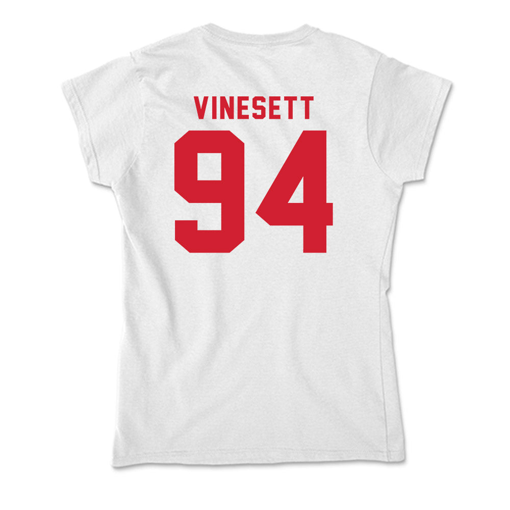 NC State - NCAA Football : Kanoah Vinesett - Soft Style Women’s T-Shirt-1