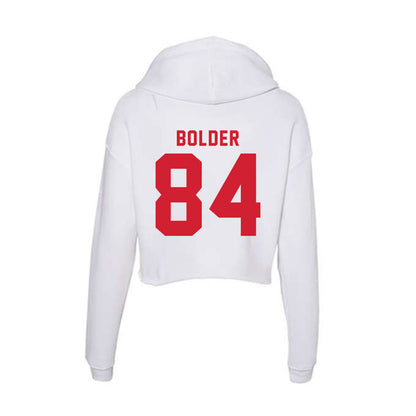 NC State - NCAA Football : Jerel Bolder - Women's Crop Fleece Hoodie-1