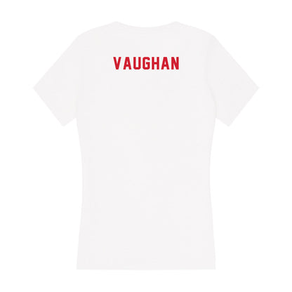 NC State - NCAA Women's Track & Field : Olivia Vaughan - Women's V-Neck T-Shirt-1