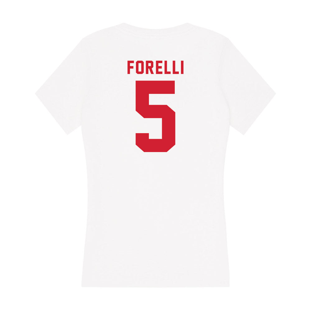 NC State - NCAA Women's Volleyball : Alyssa Forelli - Women's V-Neck T-Shirt-1