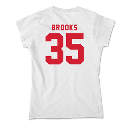 NC State - NCAA Women's Basketball : Zoe Brooks - Soft Style Women’s T-Shirt-1