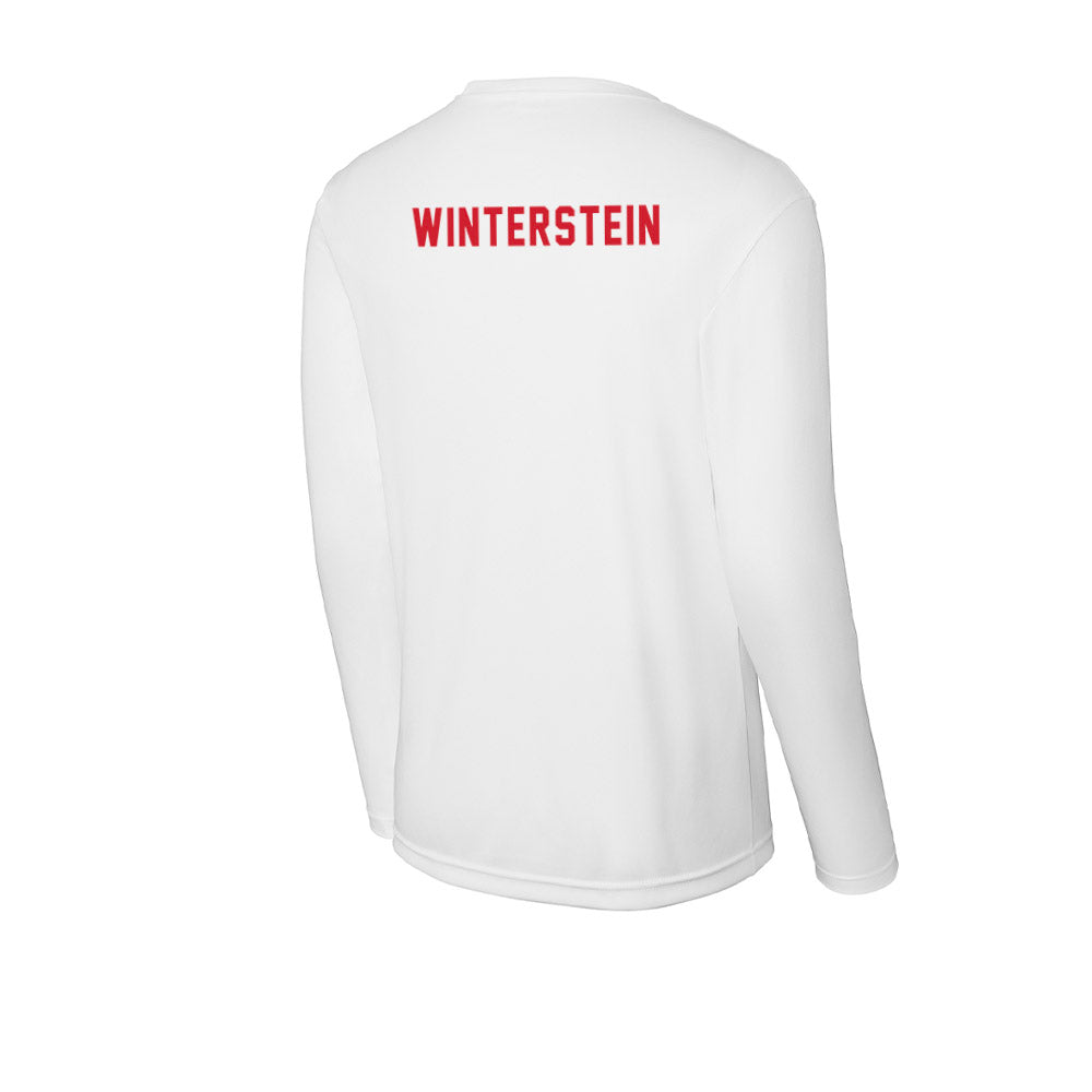 NC State - NCAA Wrestling : Pete Winterstein - Activewear Long Sleeve T-Shirt-1