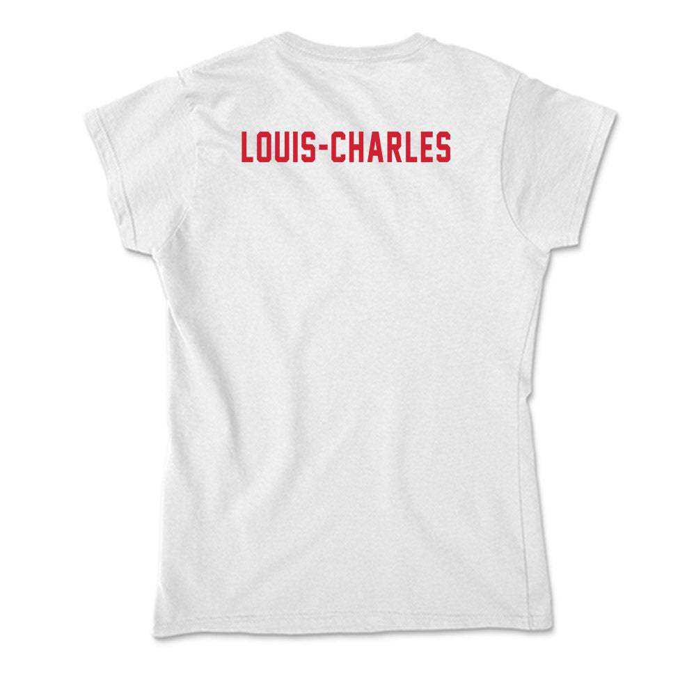 NC State - NCAA Cheerleading : Christophe Louis-Charles - Soft Style Women’s T-Shirt-1