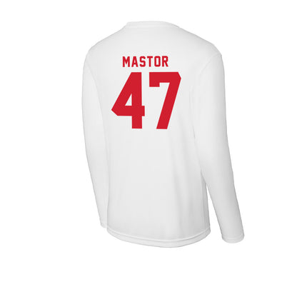 NC State - NCAA Football : Jackson Mastor - Activewear Long Sleeve T-Shirt-1
