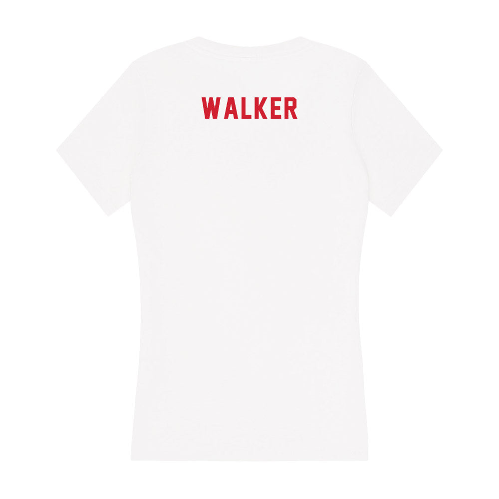 NC State - NCAA Cheerleading : Darius Walker - Women's V-Neck T-Shirt-1