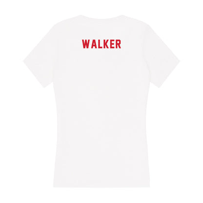 NC State - NCAA Cheerleading : Darius Walker - Women's V-Neck T-Shirt-1