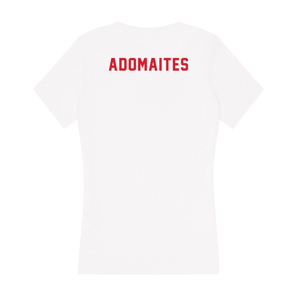 NC State - NCAA Women's Gymnastics : Kailee Adomaites - Women's V-Neck T-Shirt-1