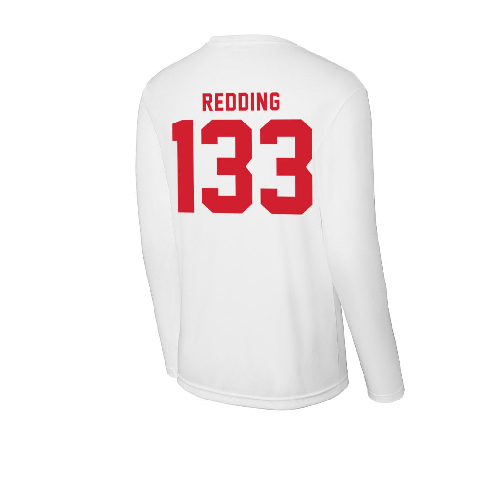 NC State - NCAA Wrestling : Zachary Redding - Activewear Long Sleeve T-Shirt-1