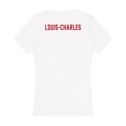 NC State - NCAA Cheerleading : Christophe Louis-Charles - Women's V-Neck T-Shirt-1