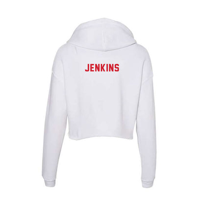 NC State - NCAA Women's Track & Field : Audrey Jenkins - Women's Crop Fleece Hoodie-1