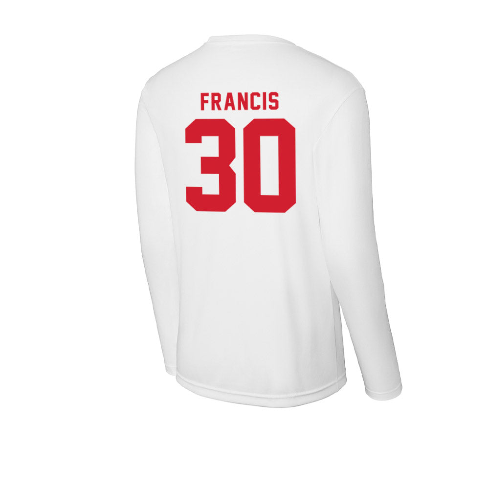 NC State - NCAA Men's Soccer : Maddux Francis - Activewear Long Sleeve T-Shirt-1