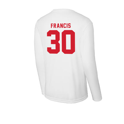 NC State - NCAA Men's Soccer : Maddux Francis - Activewear Long Sleeve T-Shirt-1