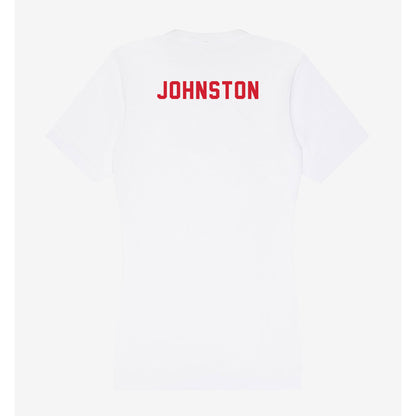 NC State - NCAA Cheerleading : Chris Johnston - Women's V-Neck T-Shirt-1