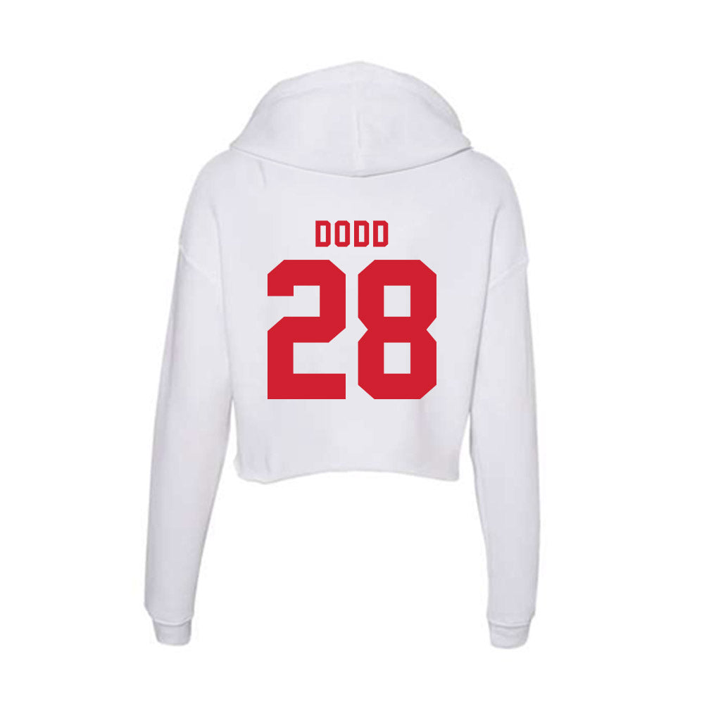 NC State - NCAA Football : Sam Dodd - Women's Crop Fleece Hoodie-1