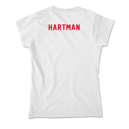 NC State - NCAA Women's Cross Country : Grace Hartman - Soft Style Women’s T-Shirt-1