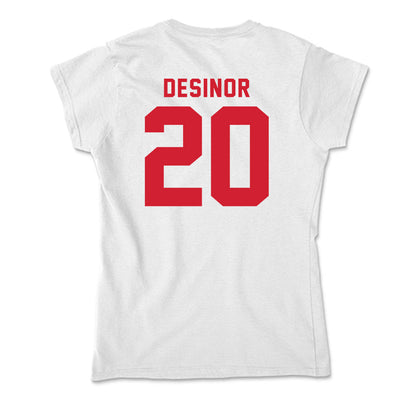 NC State - NCAA Football : Deandre Desinor - Soft Style Women’s T-Shirt-1