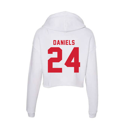 NC State - NCAA Women's Volleyball : Sydney Daniels - Women's Crop Fleece Hoodie-1