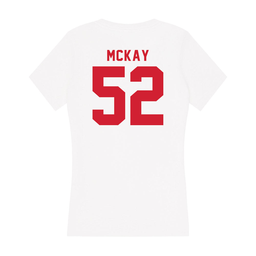 NC State - NCAA Football : Timothy McKay - Women's V-Neck T-Shirt-1