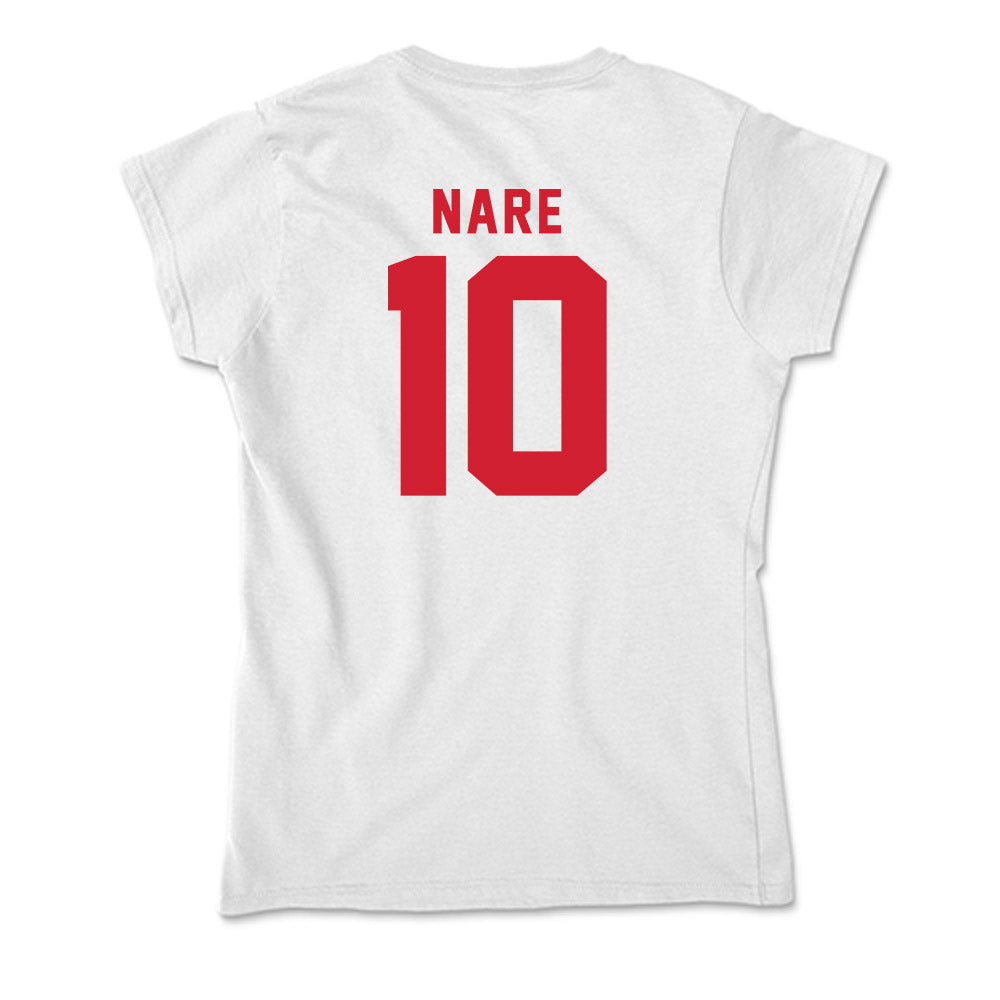 NC State - NCAA Men's Soccer : Junior Nare - Soft Style Women’s T-Shirt-1