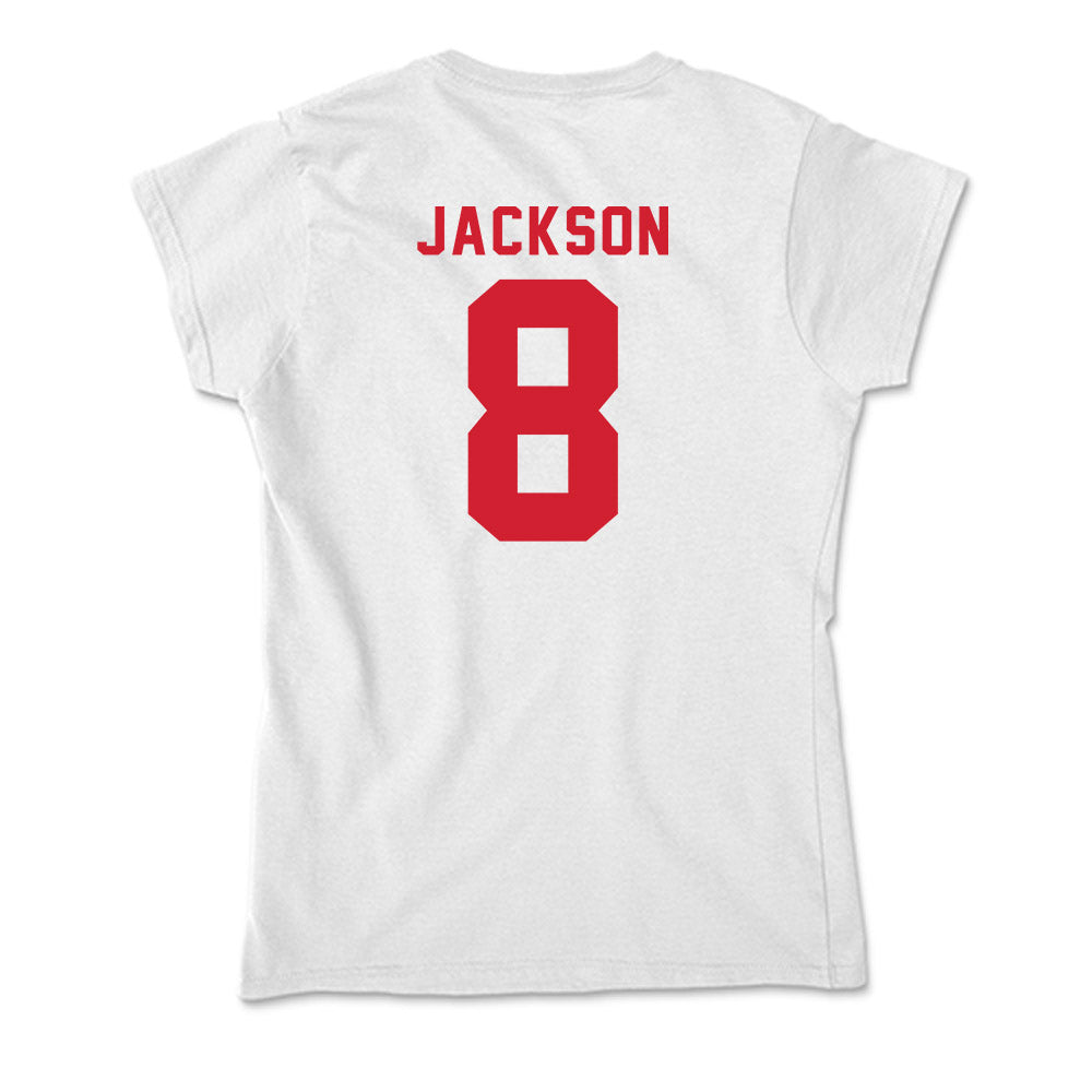 NC State - NCAA Football : Keenan Jackson - Soft Style Women’s T-Shirt-1
