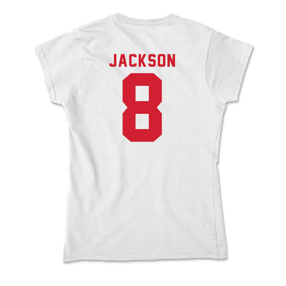 NC State - NCAA Football : Keenan Jackson - Soft Style Women’s T-Shirt-1