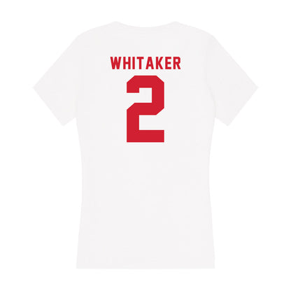 NC State - NCAA Softball : Ellington Whitaker - Women's V-Neck T-Shirt-1