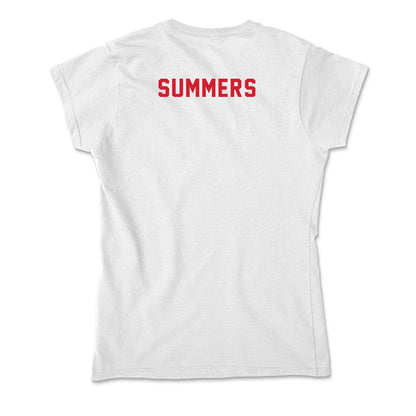NC State - NCAA Women's Cross Country : Ashlei Summers - Soft Style Women’s T-Shirt-1