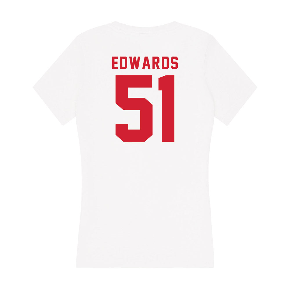 NC State - NCAA Softball : Bailey Edwards - Women's V-Neck T-Shirt-1