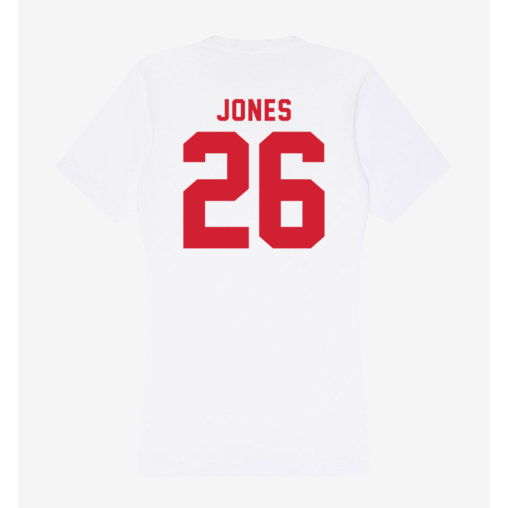 NC State - NCAA Football : Isiah Jones - Women's V-Neck T-Shirt-1